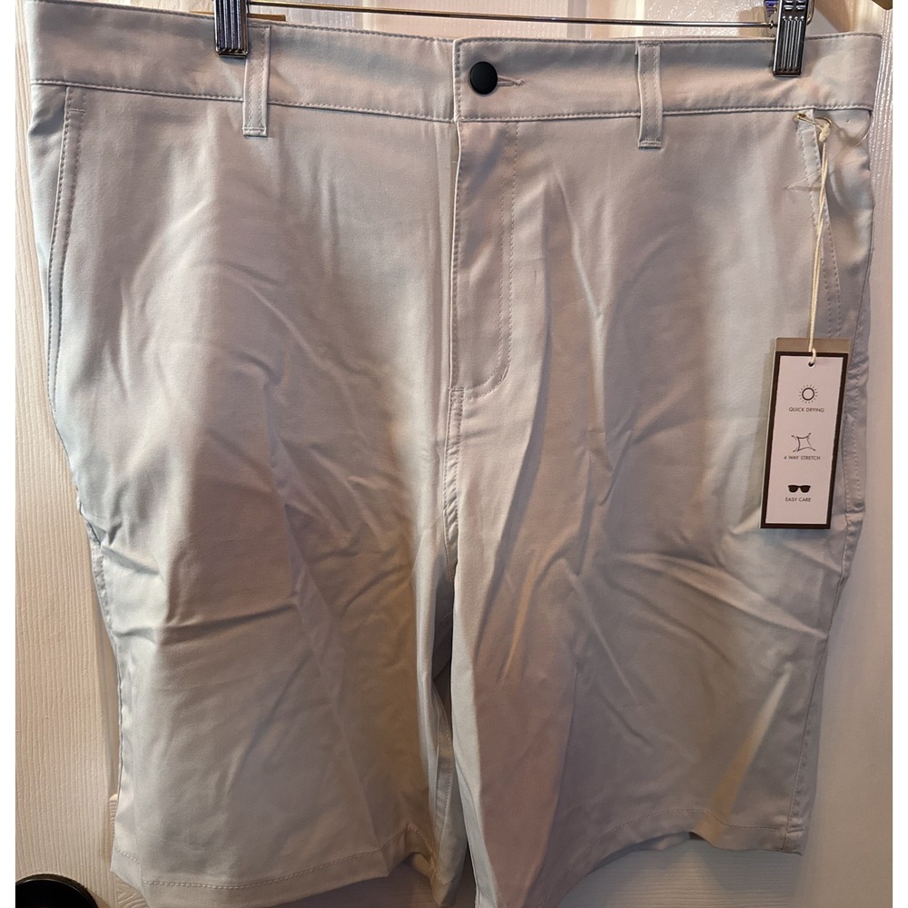 Panama Jack Hybrid Shorts Men 36 Blue Brand New 9in Inseam Quick Dry Stretch